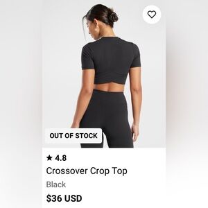 Gymshark Crossover Crop Top - NWT 🏷️